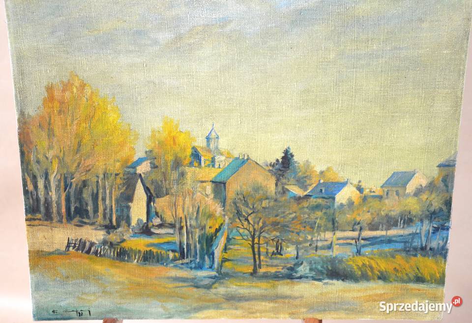 Olej na płótnie Celej 1992r 5061 Warszawa