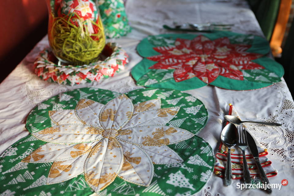 Boże Narodzenie Święta podkładki pod talerz Kraków