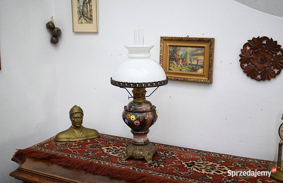 Lampa naftowa na biurko komodę wysyłam Świdnica