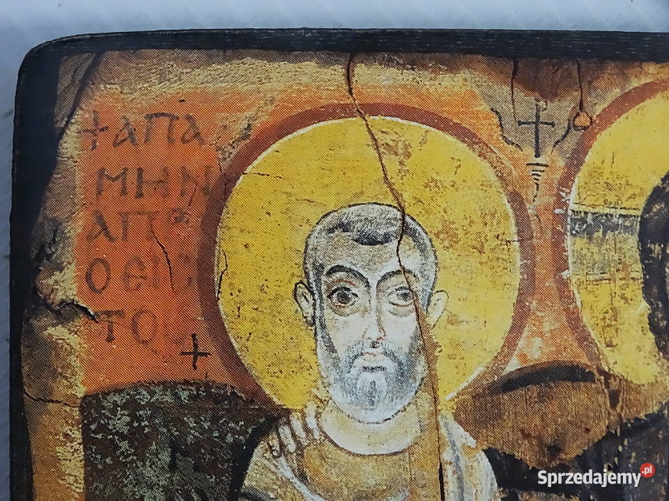 Ikona Przyjaźni Chrystus I Menas Kopia Na Biłgoraj