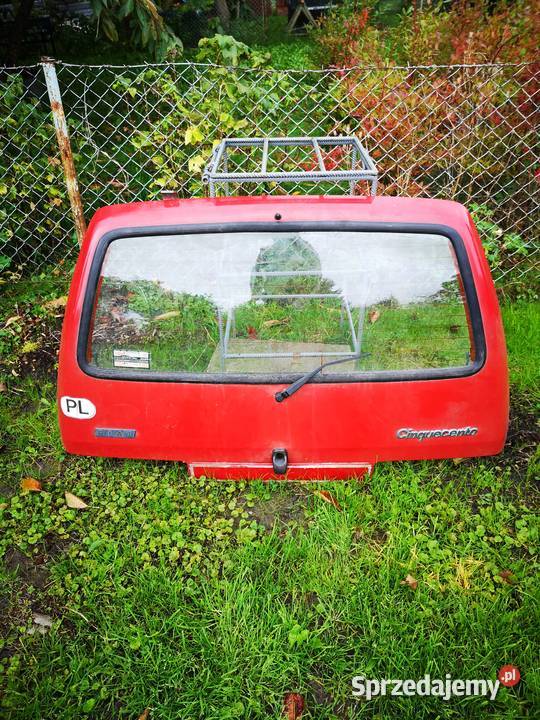 Fiat Cinqueczentotylna klapa1995r Klapy bagażnika pomorskie Gdańsk