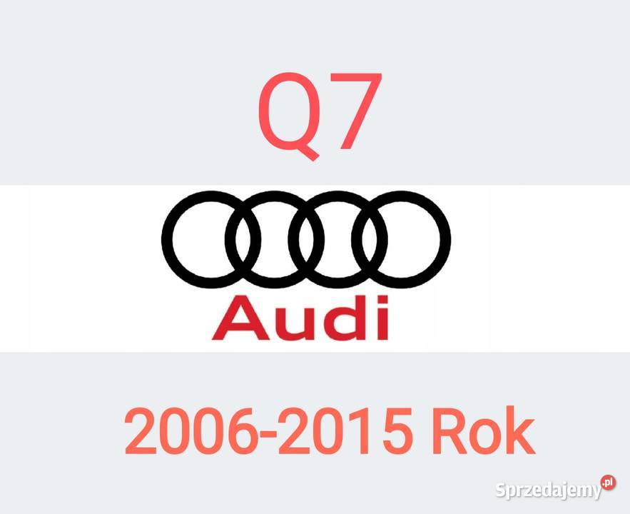 MATA BAGAŻNIKA WYKŁADZINA WANNA AUDI Q7 20062015