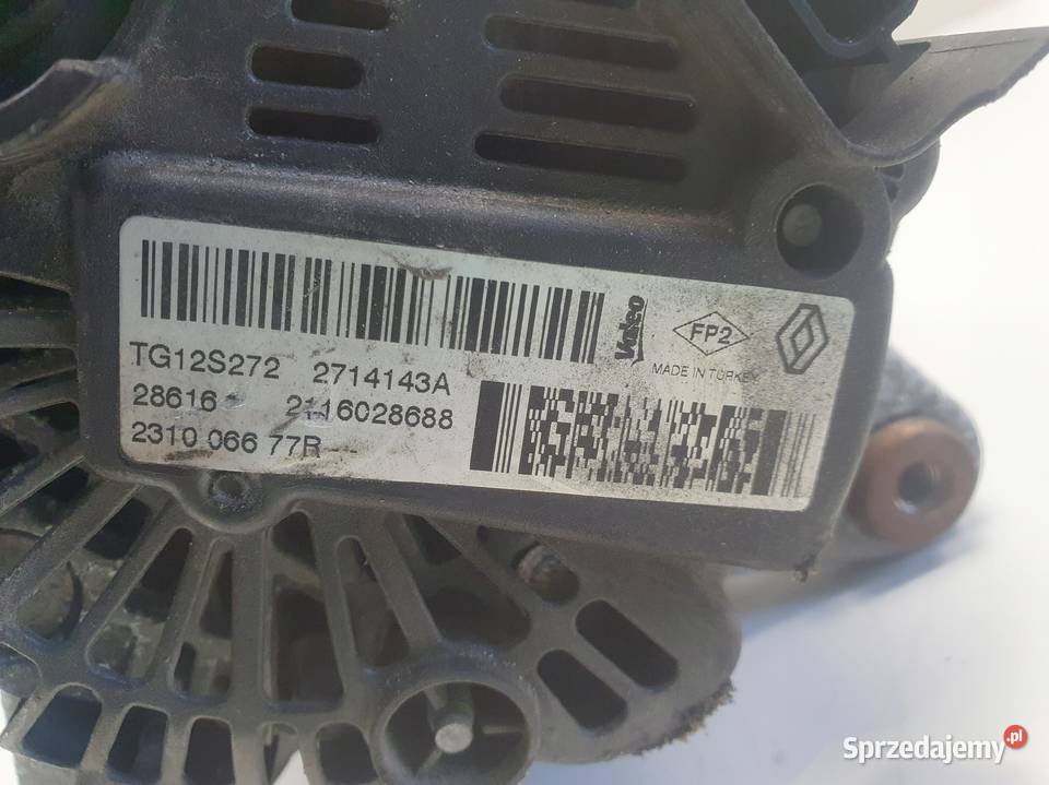 ALTERNATOR Dacia Duster II 10 09 TCe 231006677R osobowe Chełm