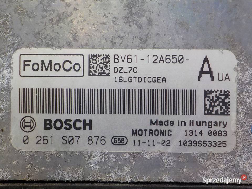 FORD FOCUS MK3 16 B 12r HB 5D sterownik komputer mazowieckie