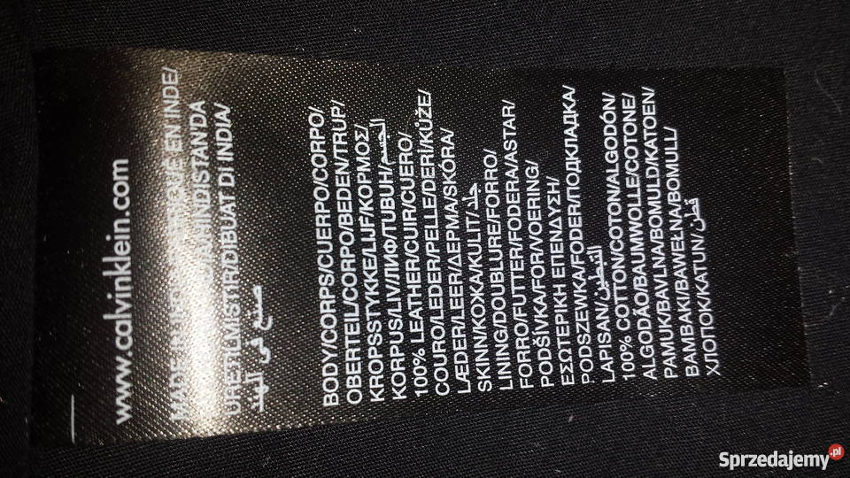 Kórtka skórzana damska Calvin Klein 50 ceny Wrocław