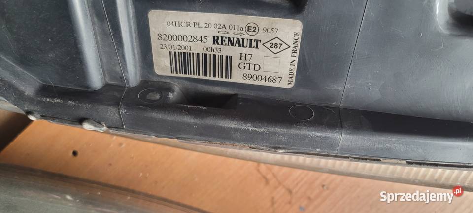 Lampy przód Renault laguna 2 europa Kraków