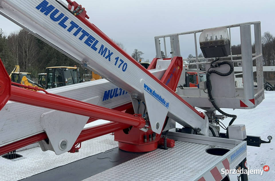 Iveco Daily 35S12 Koszowy Zwyżka MX170 17m UDT Widełki