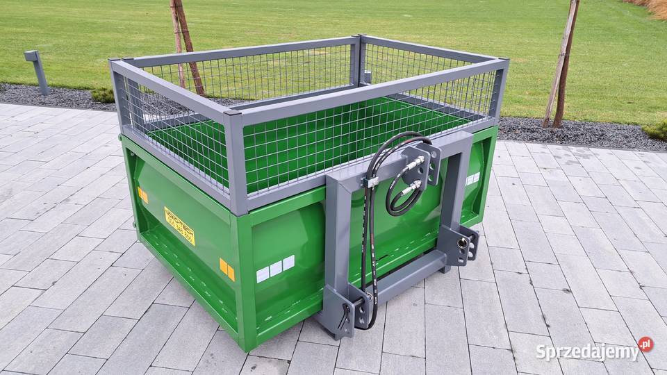 skrzynia transportowa na tył ciągnika tylny TUZ Delfina