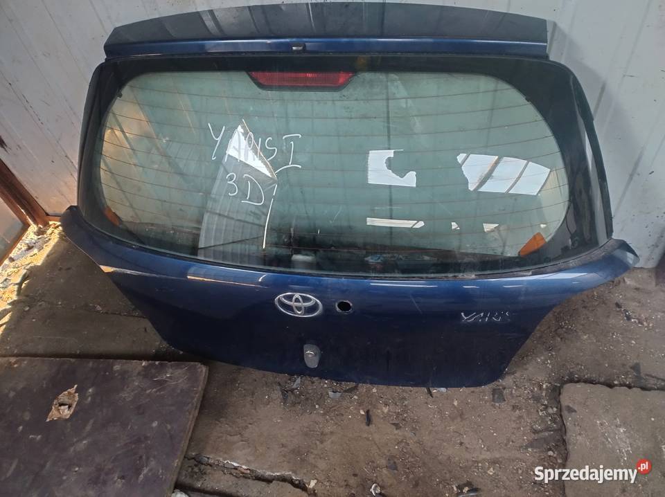 TOYOTA YARIS I 3D klapa tył z szyba 8P4 Kielce