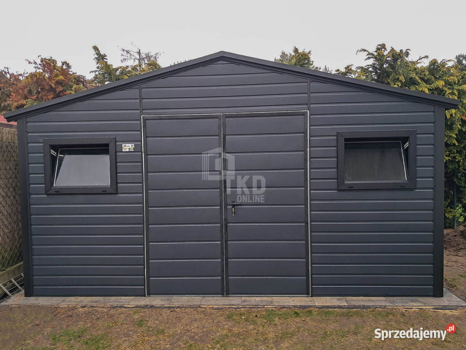 Schowek domek ogrodowy 45x3m Brama dwuskrzydłowa Leszno