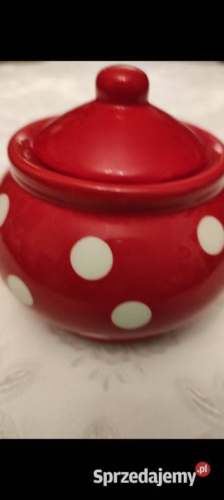 CUKIERNICA W GROCHY VINTAGE HAND MADE CERAMIKA Antyki, Sztuka, Kolekcje Pabianice