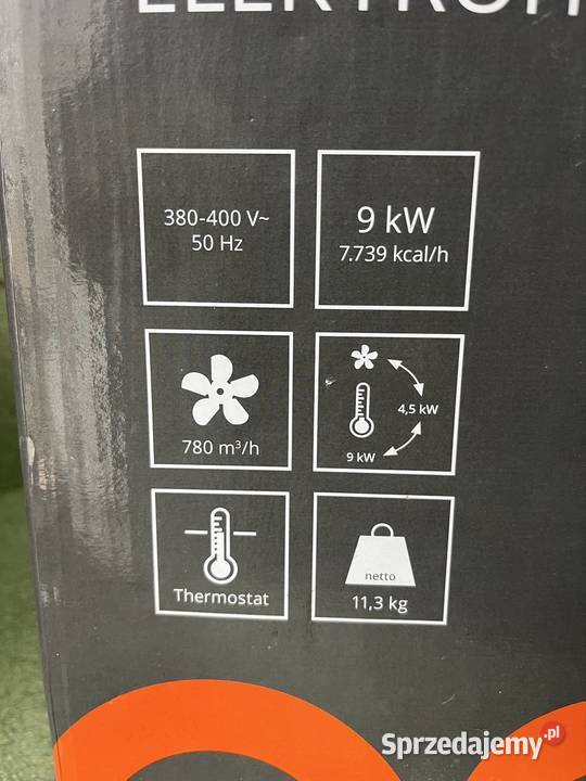 Nagrzewnica elektryczna Gude Dmuchawa