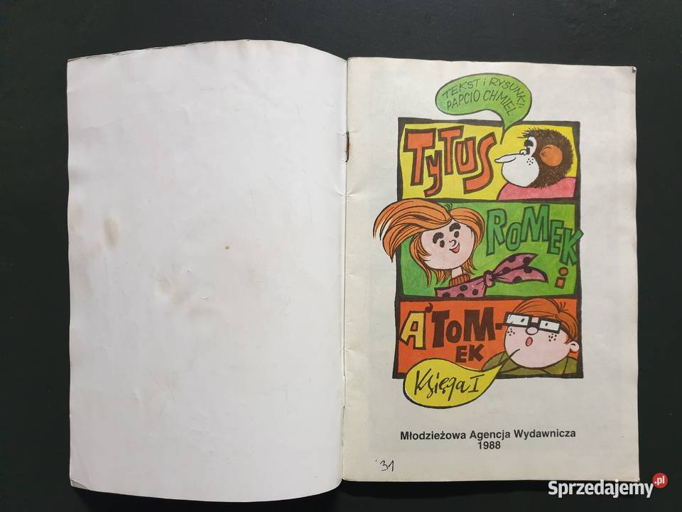 Tytus Romek i ATomek księga I wydanie I 1988 Rok wydania 1988