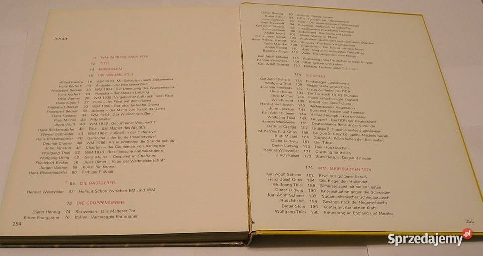 MŚ 1974 WELTMEISTERSCHAFT NIEMCY RFN Łódź