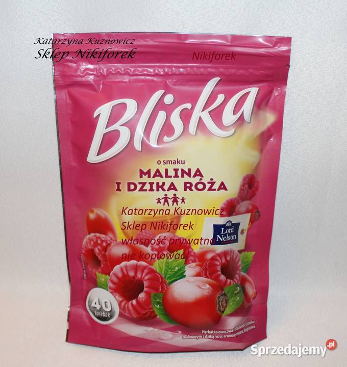 Bliska Lord Nelson herbata owocowa 40t malinowa Stare Miasto sprzedam