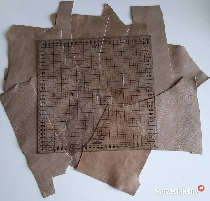 Skóra 335 g Licowa Włoska średnie i małe kawałki Rękodzieło Gdańsk