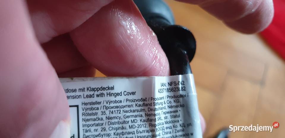 Przedłużacz 5 M IP44 NFS042 śląskie Rydułtowy sprzedam