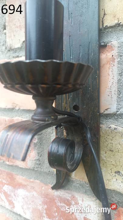 Kinkiet metalowy scienny Lampka nocna 694 Gawroniec