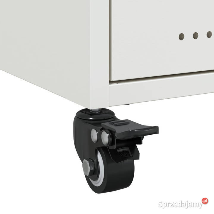 Szafki nocne 2 białe 36x39x435 stal WM846715 Warszawa