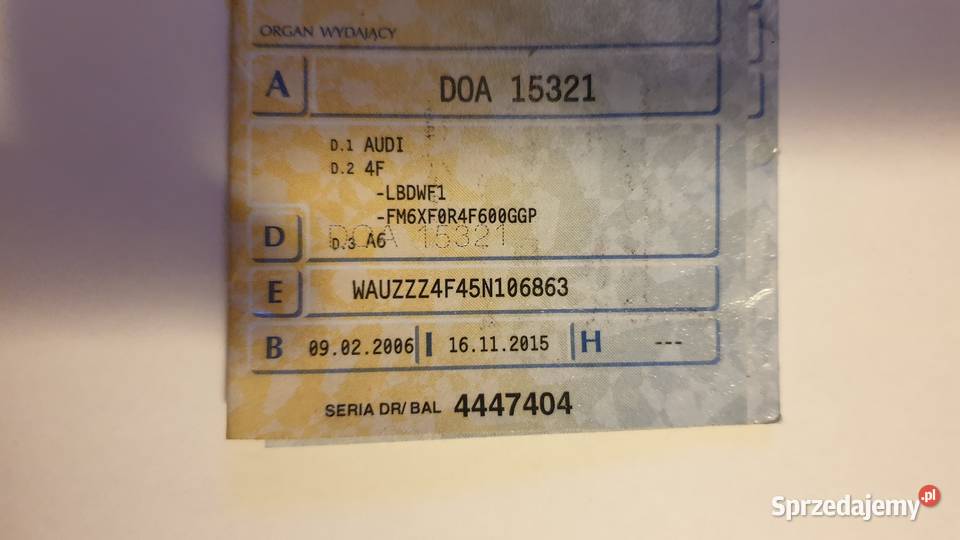 Audi A6 benzyna 24 177 2006 r Jelcz-Laskowice