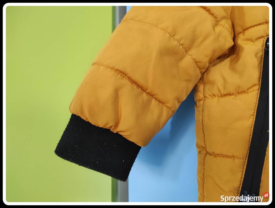 Musztardowa kurtka dziecka 12 18 miesięcy 86 mazowieckie Płock
