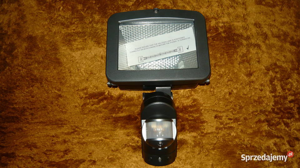 Halogen z czujnikiem ruchu zmierzchu naświetlacz Sokółka