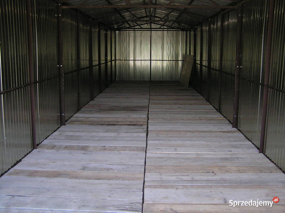 Garaż Blaszak Magazyn Wiata 135x33 Z PODWÓJNĄ samodzielny Sułów