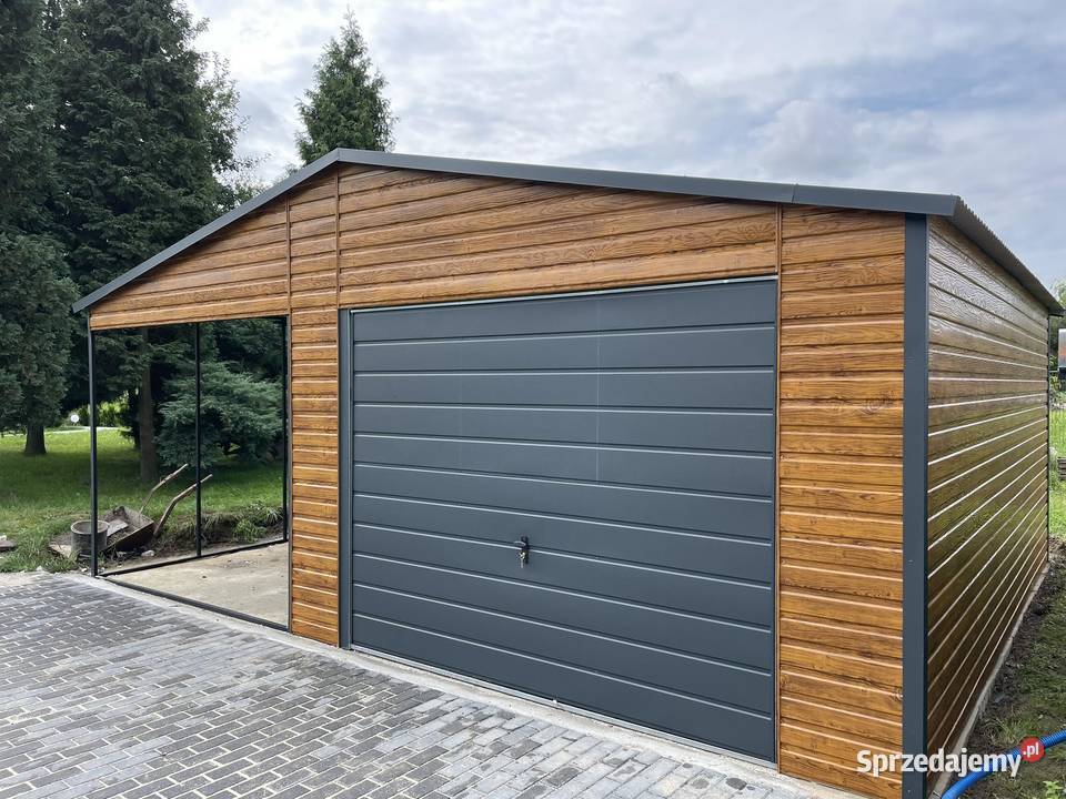 Garaż blaszany wiata Wzmocniony PROFILAMI Rzeszów