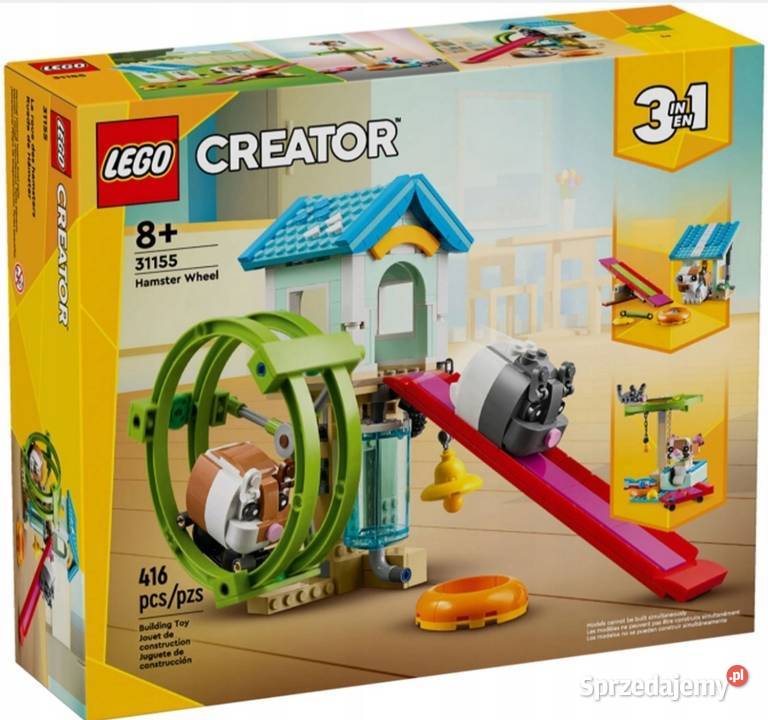 LEGO 31155 Creator 3 w 1 Kołowrotek chomików Mikołów