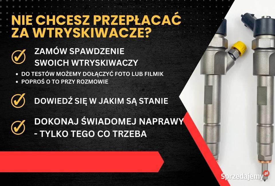Regeneracja wtryskiwaczy dobra sprawdzenie Gdańsk