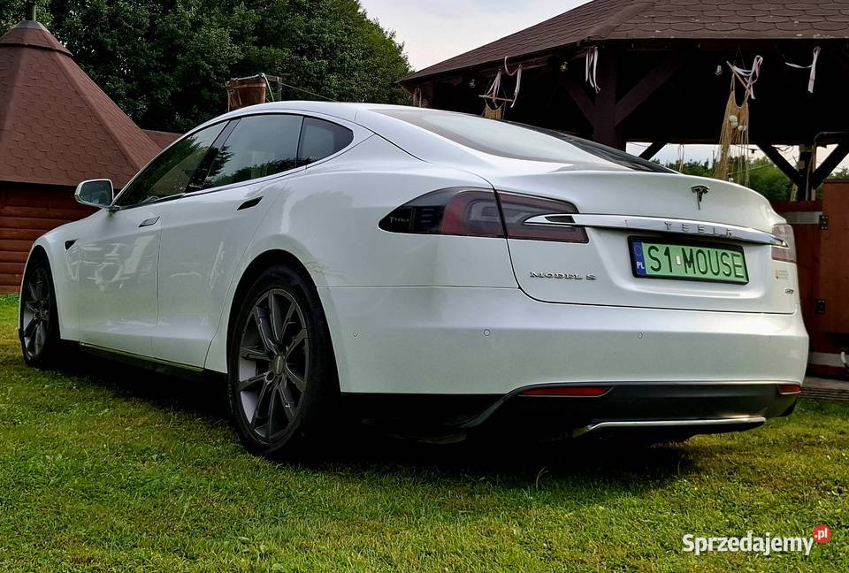 Tesla S 85D dual motor 4x4 darmowe dożywotnie asystent pasa ruchu wielkopolskie Poznań