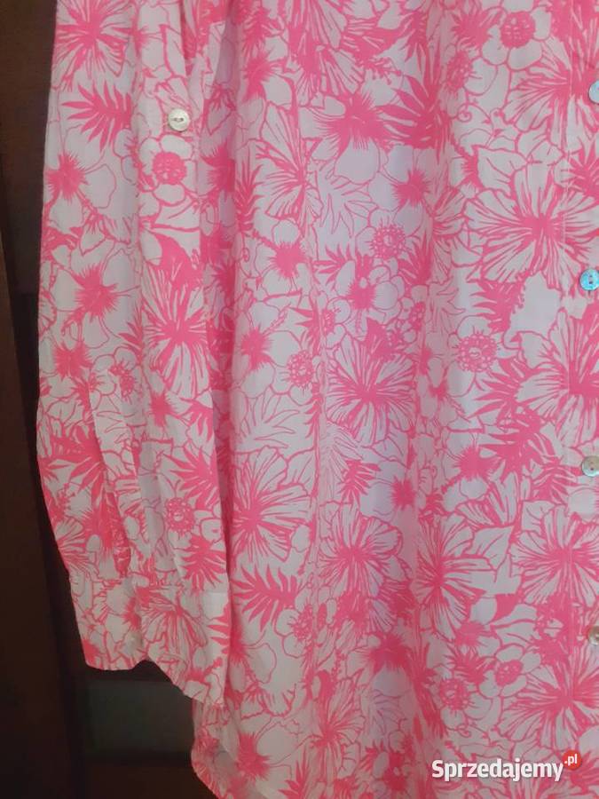 bluzka letnia koszulowa M L bawełniana