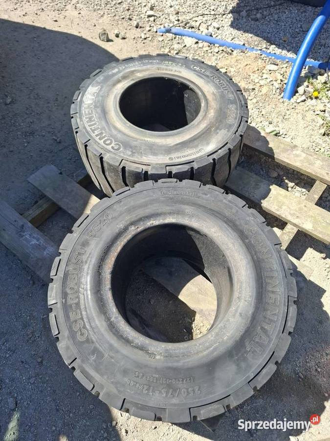 Opony pełne do wózków widłowych 18x78 27x1012 12cale dolnośląskie Targoszyn sprzedam