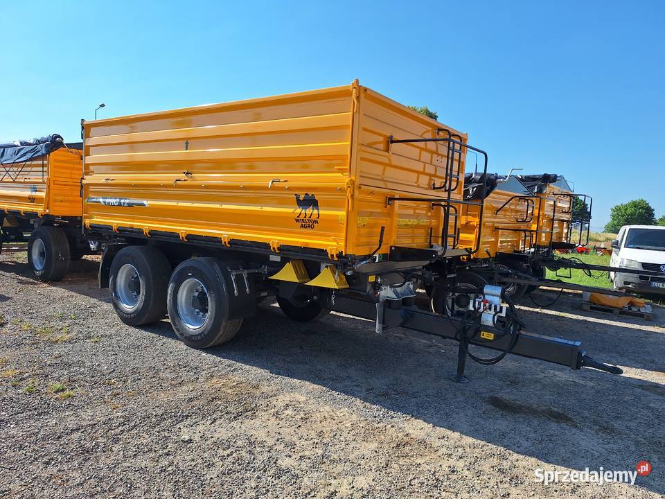 Przyczepa rolnicza burtowa TANDEM PRC2W12 Lipnik