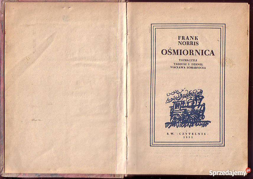 8345 OŚMIORNICA FRANK NORRIS Czyrna