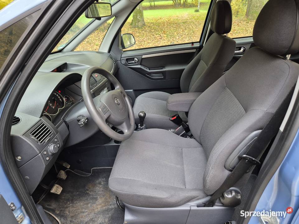 OPEL MERIVA A 16 16v Benzyna 2007LIFT welurowa tapicerka Haczów