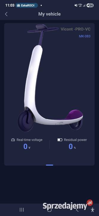 Sprzedam prawie nową hulajnoge stanie Myszków sprzedam