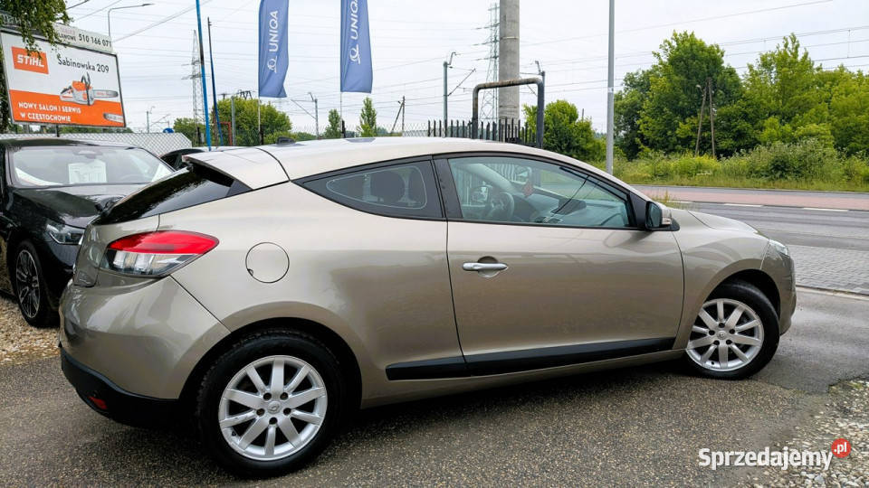 Renault Megane Coupe 16i 110OPŁACONYKlimatronik Rok produkcji 2009 Częstochowa