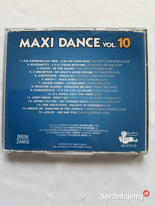 Maxi Dance vol10plyta CD Lublin sprzedam