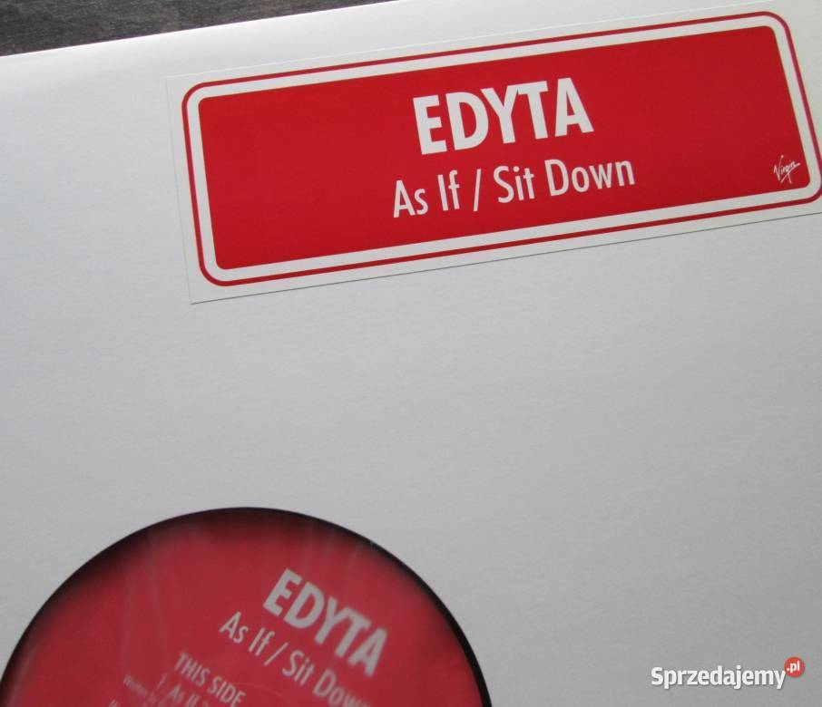 Edyta GórniakAs IfSit Down vinyl 12 Kutno
