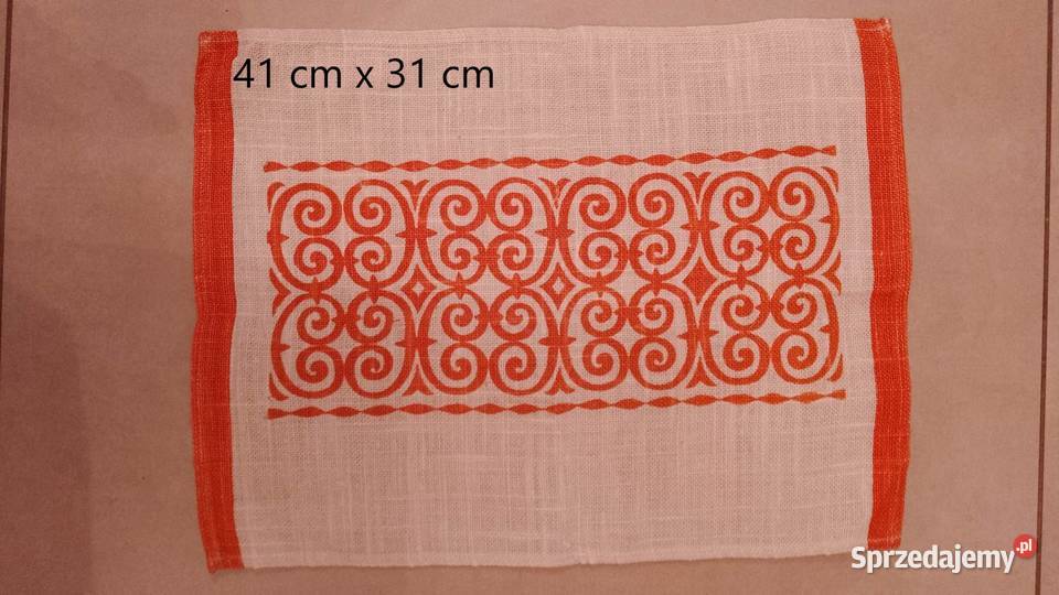 Stare lniane serwetki sprzedam