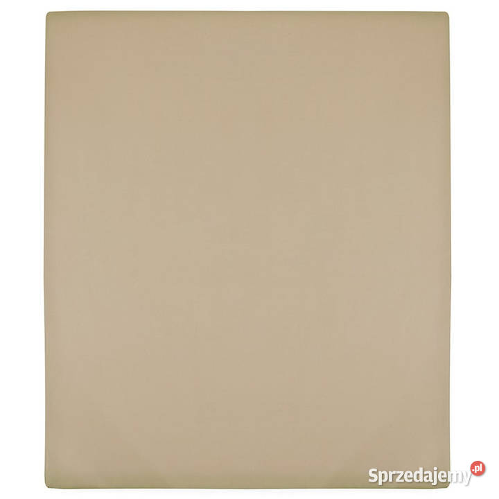 Prześcieradło taupe 90x200 dżersej bawełniany Pozostałe