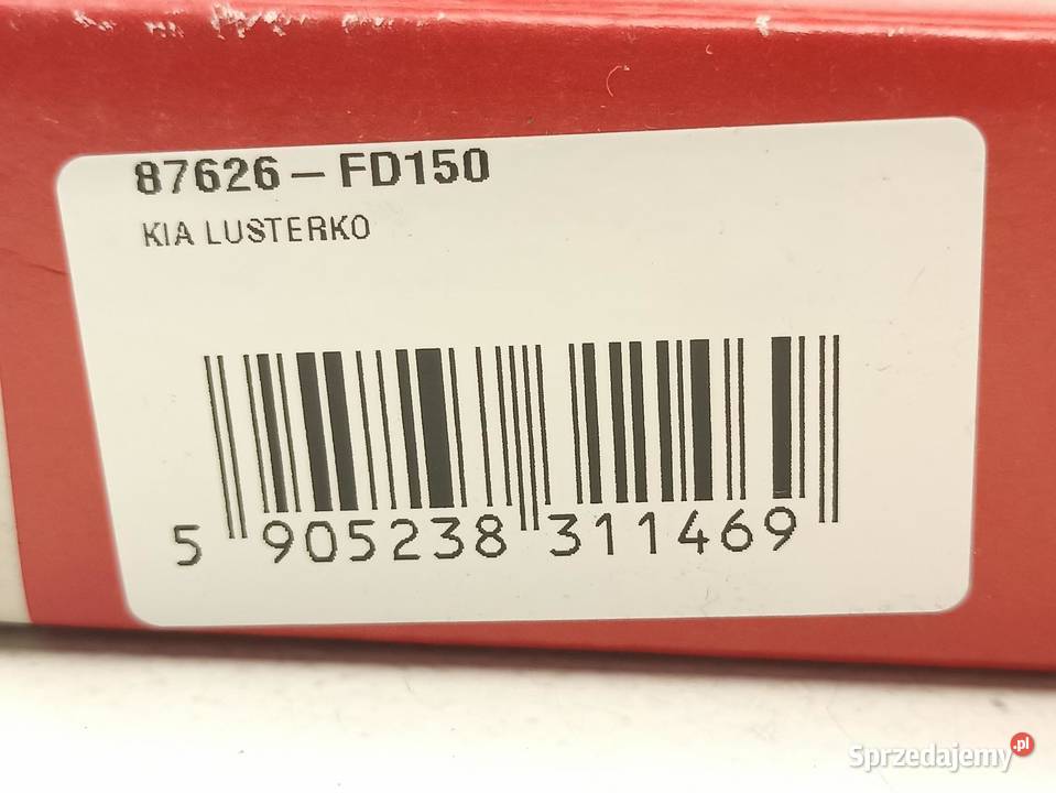 WKŁAD LUSTERKA PRAWY KIA RIO 20002005 ORYGINAŁ
