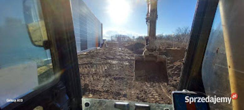 Usługi Koparką kołową Mecalac 714MW Roboty Wrocław