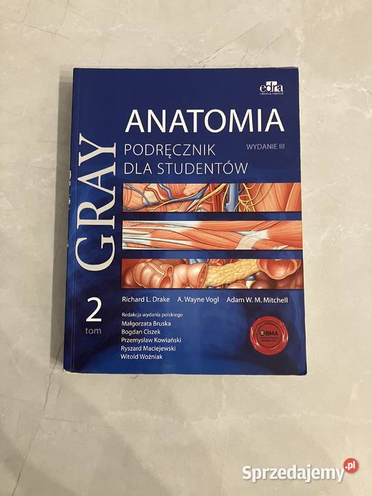 Anatomia Gray tom 2 wydanie 3 Lublin