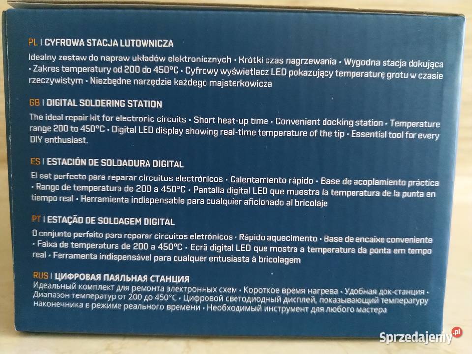 NAJTANIEJ Cyfrowa Stacja Lutownicza 450st 48W śląskie sprzedam