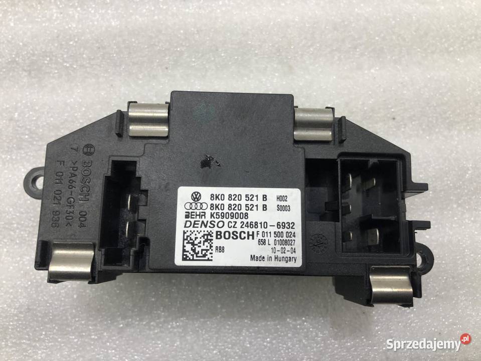 REZYSTOR OPORNICA AUDI A5 8T 8K0820521B wielkopolskie