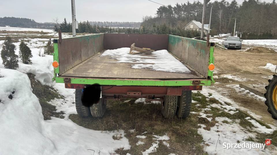 Przyczepa jednoosiowa zarejestrowana z kiprem Tarnów