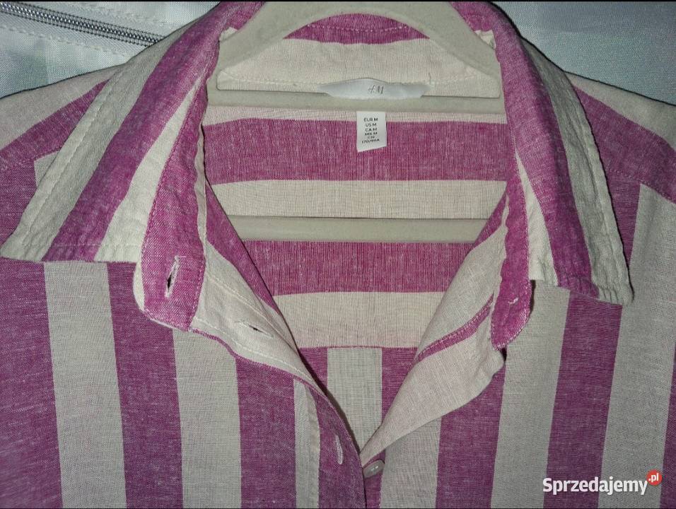 NOWA damska koszula HM Premium Selection M niebieski Bluzki i koszule Łódź