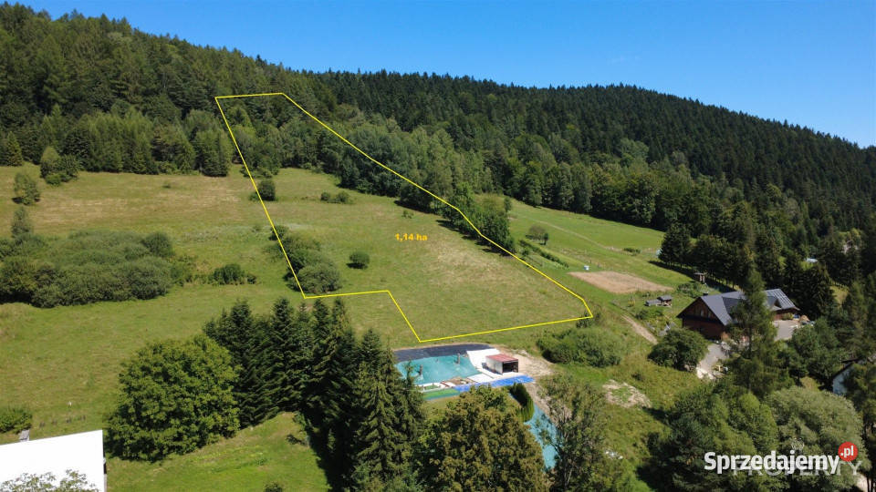 Grunt Kamianna 11400m2 utwardzona małopolskie